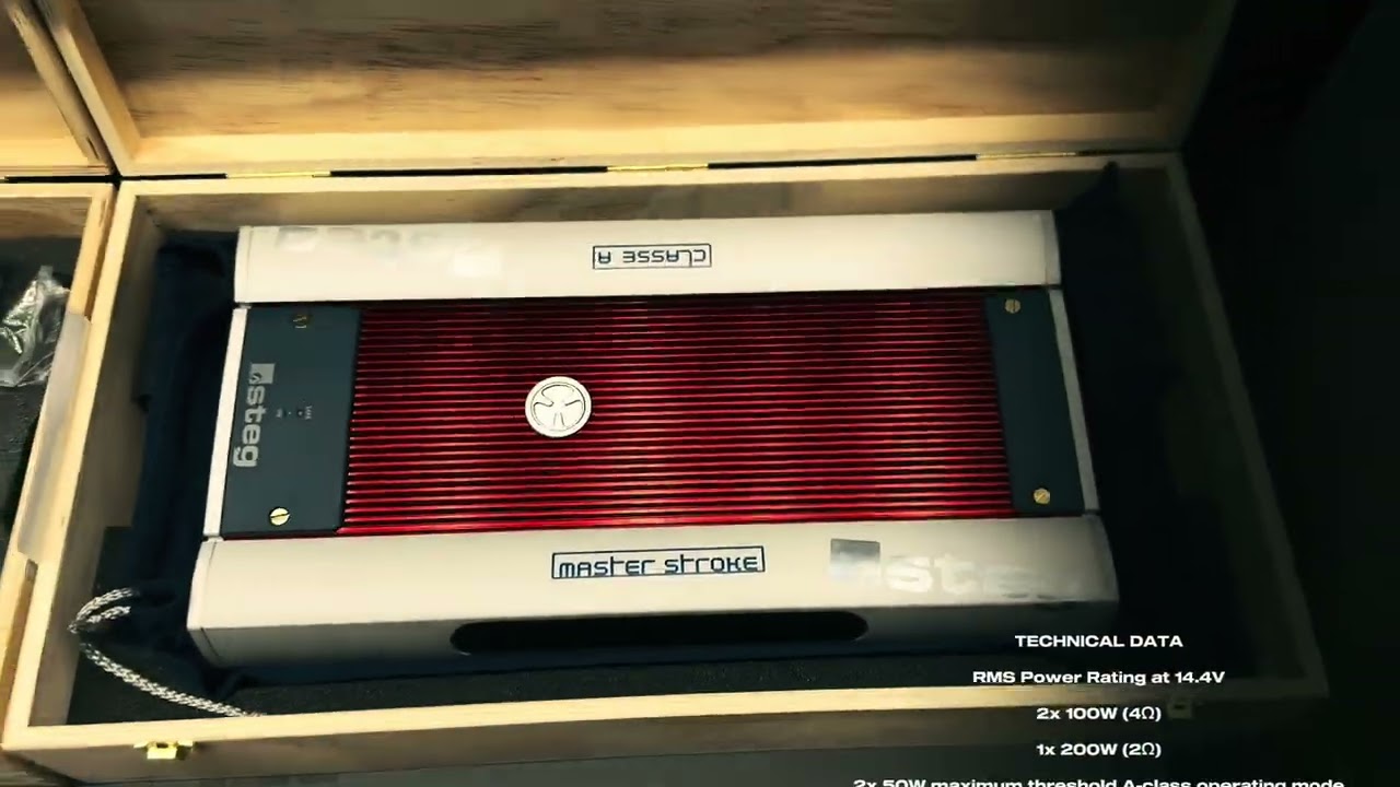 STEG Classe A amplifier new model 
