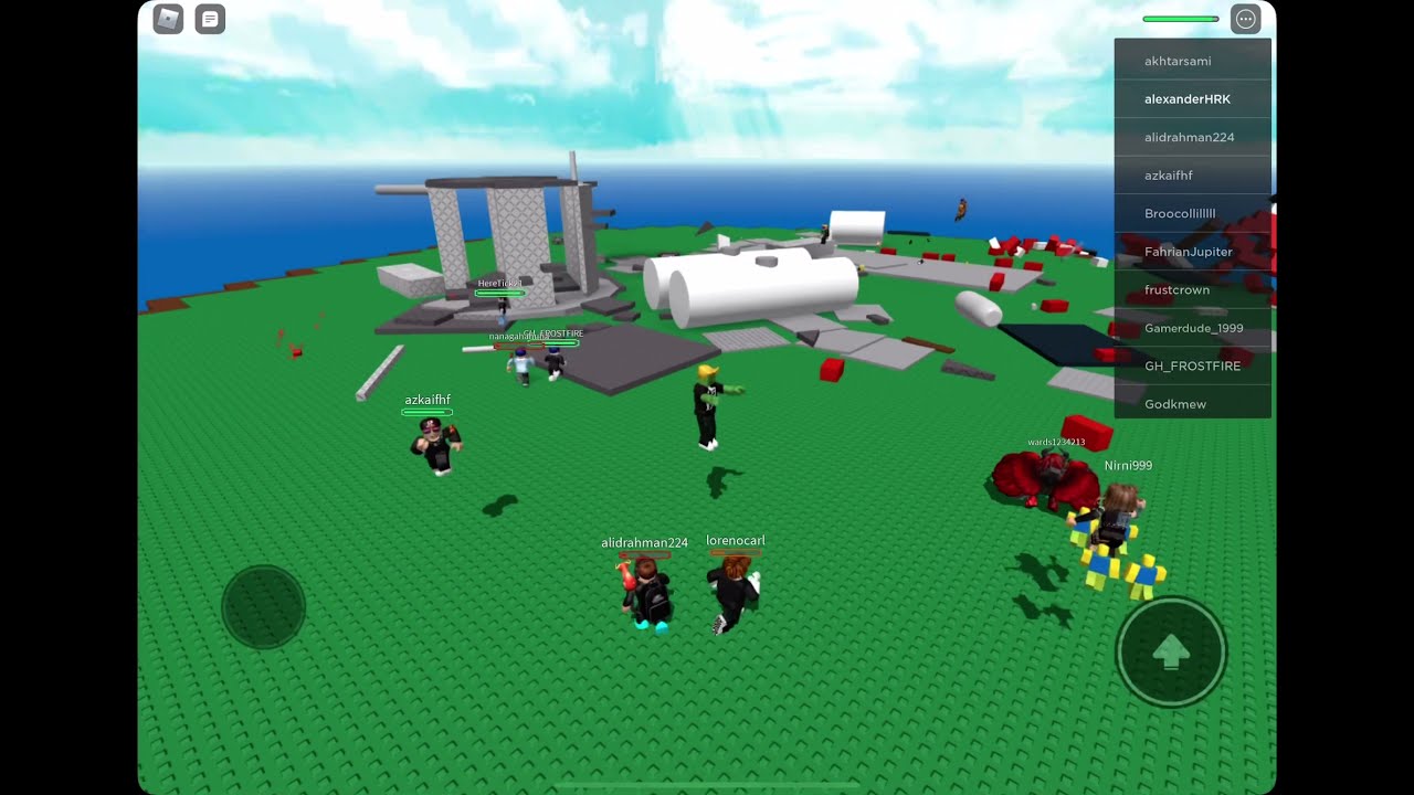 Roblox [Natural Disaster Survival] 💥💥💥earthquake 💥💥💥