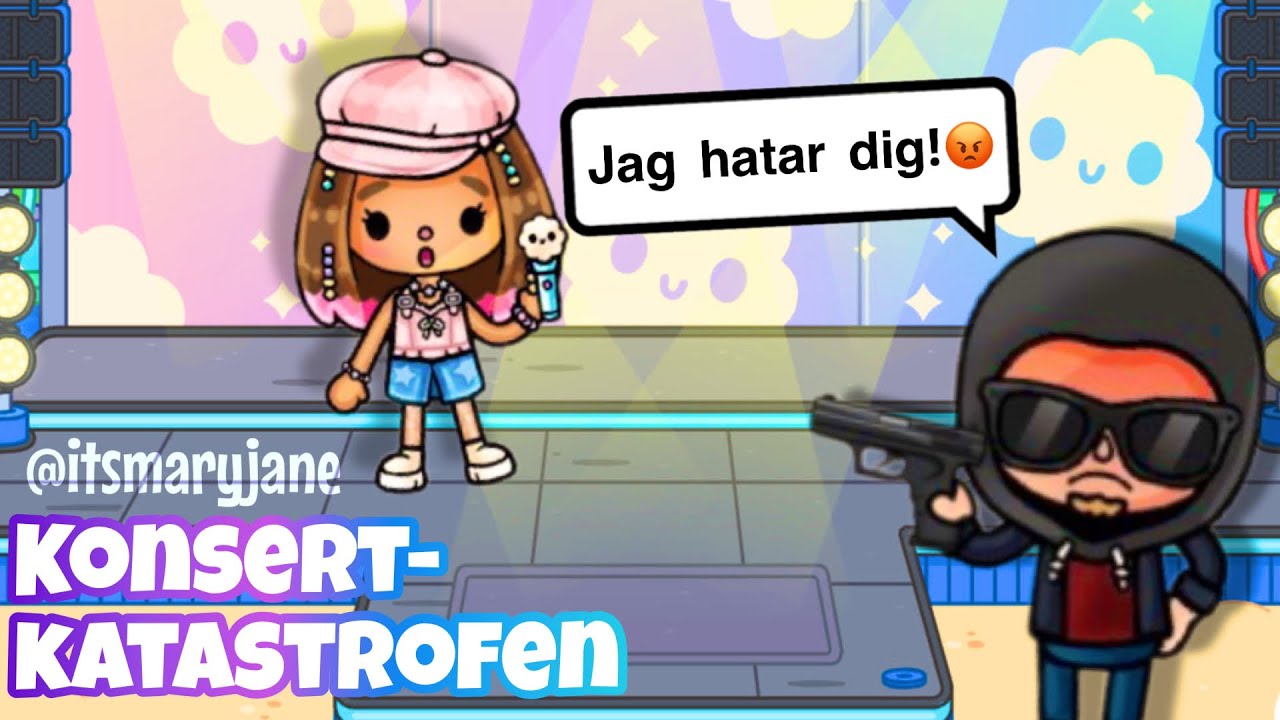 Konsert-KATASTROFEN🎤👩🏻‍🎤// Kanalmedlems förslag🤍| Toca Boca story på svenska 🇸🇪 