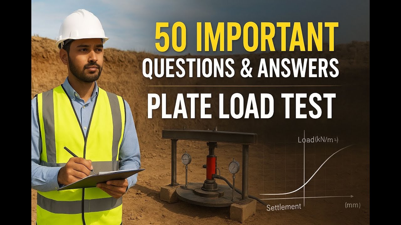 IS 1888:1982 | Plate Load Test Full Q&A for Civil Engineering Students |