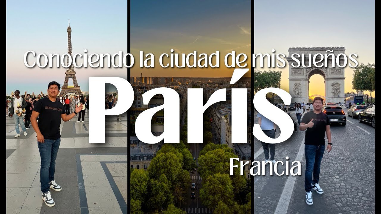 El viaje mas esperado de mi vida; conociendo Paris, Francia🇫🇷🤩|| Kevin Acosta