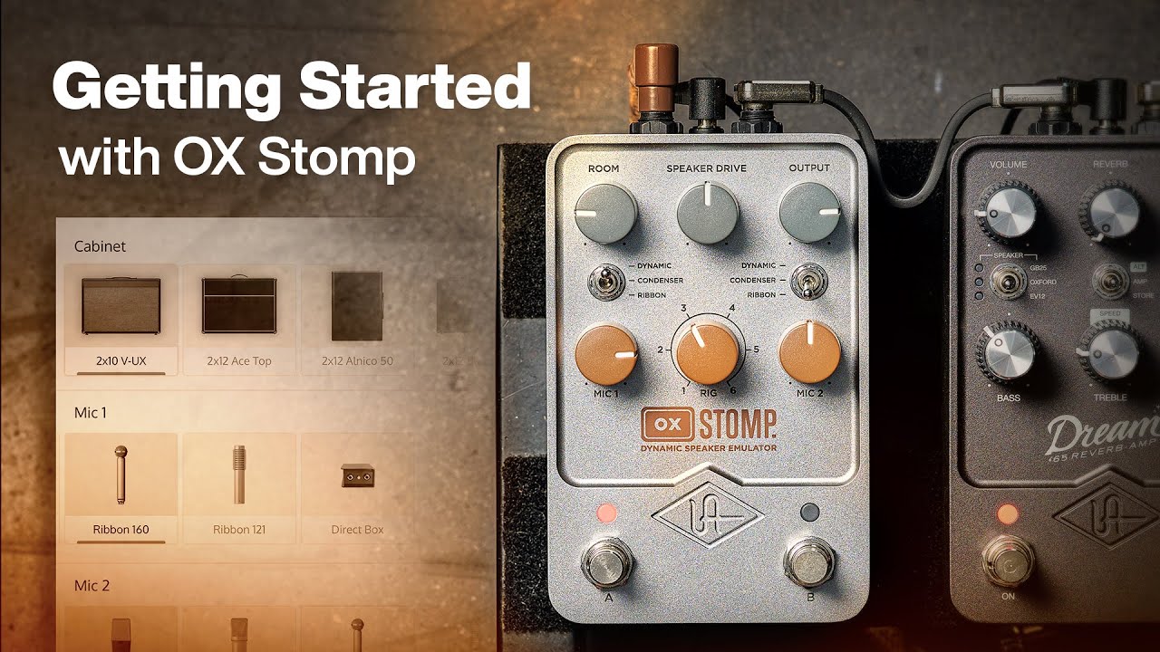 Getting Started with OX Stomp Dynamic Speaker Emulator