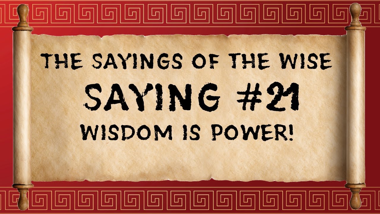 Bible Discussions - Episode 75 - The Sayings of the Wise - Saying #21