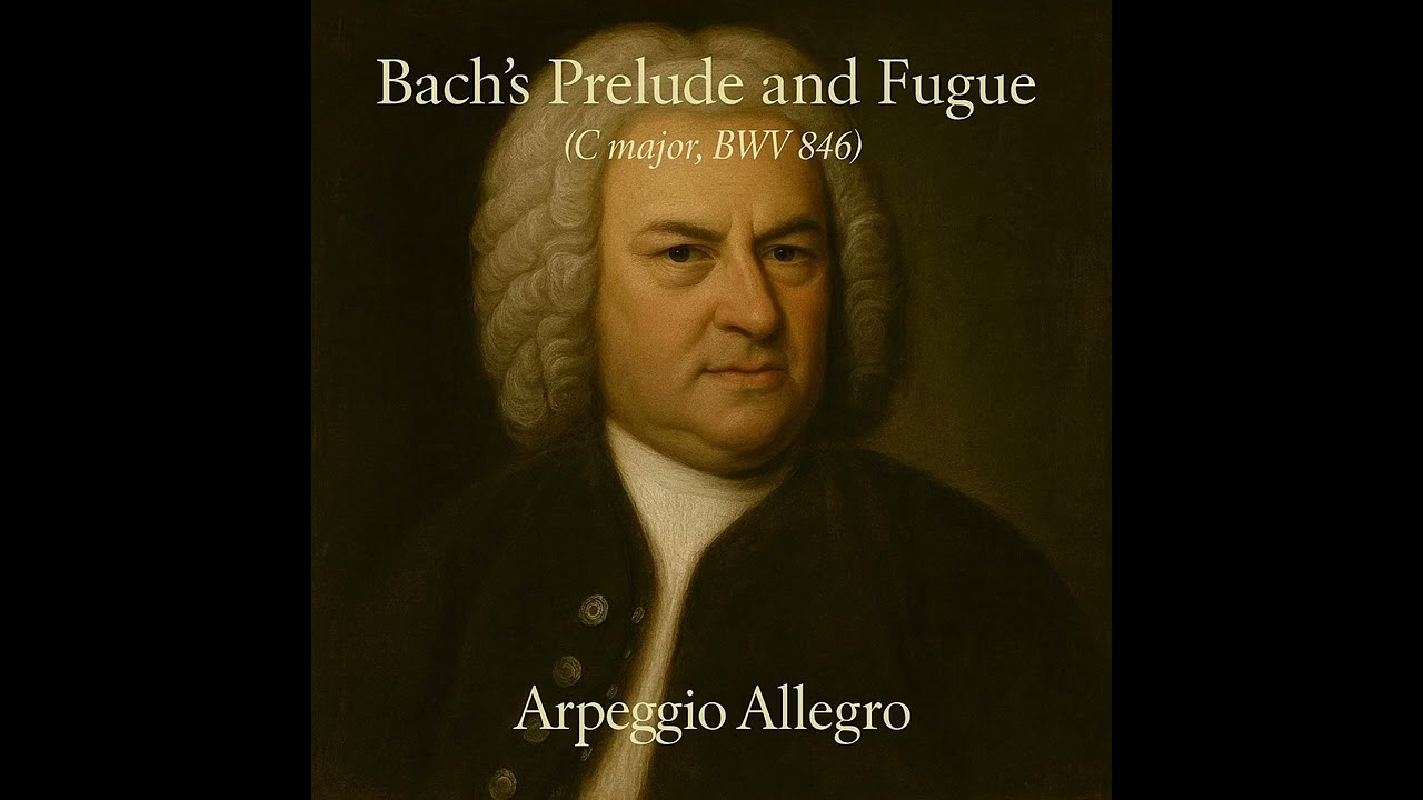 Bach's Prelude and Fugue in C major BW846  | Musique classique  libre de droit