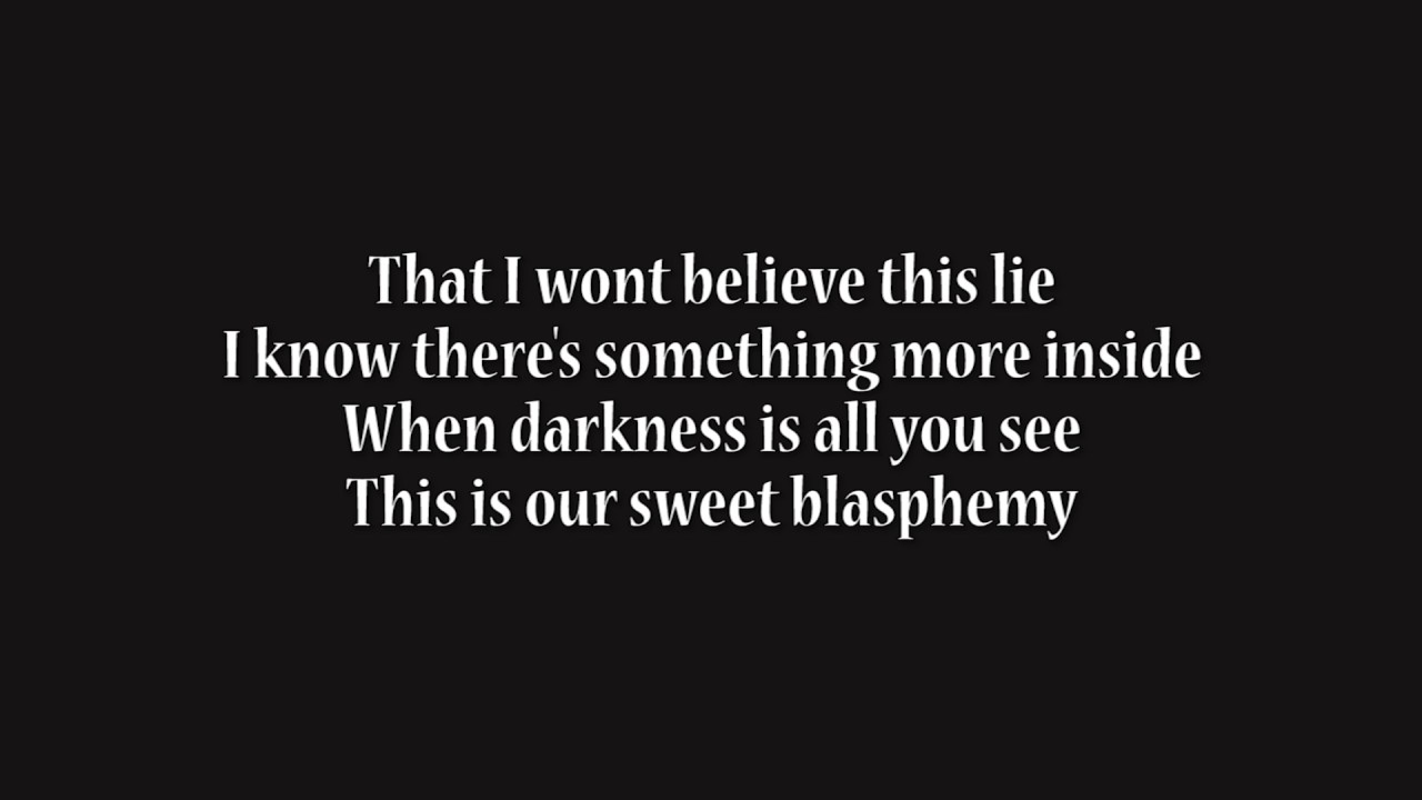 ► Black Veil Brides  Sweet Blasphemy Instrumental with lyrics.