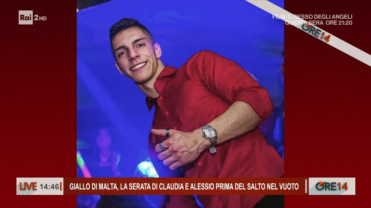 Caso Malta, la serata di Claudia e Alessio prima del salto nel vuoto - Ore 14 del 31/01/2025