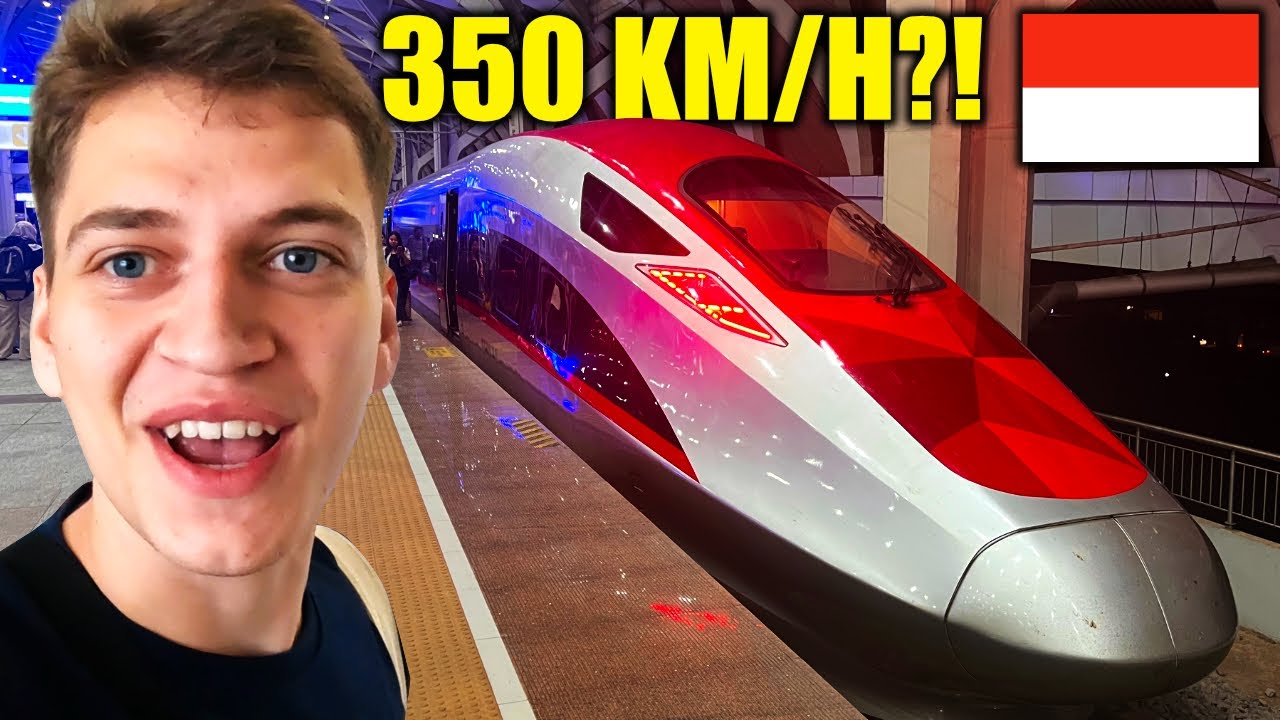 FIRST CLASS Bullet Train Jakarta To Bandung! 🇮🇩 (BEST In ASIA?)