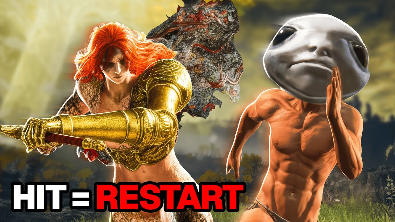 Elden Ring randomizer, but if I get hit the run ends... (Item Randomizer No Hit)