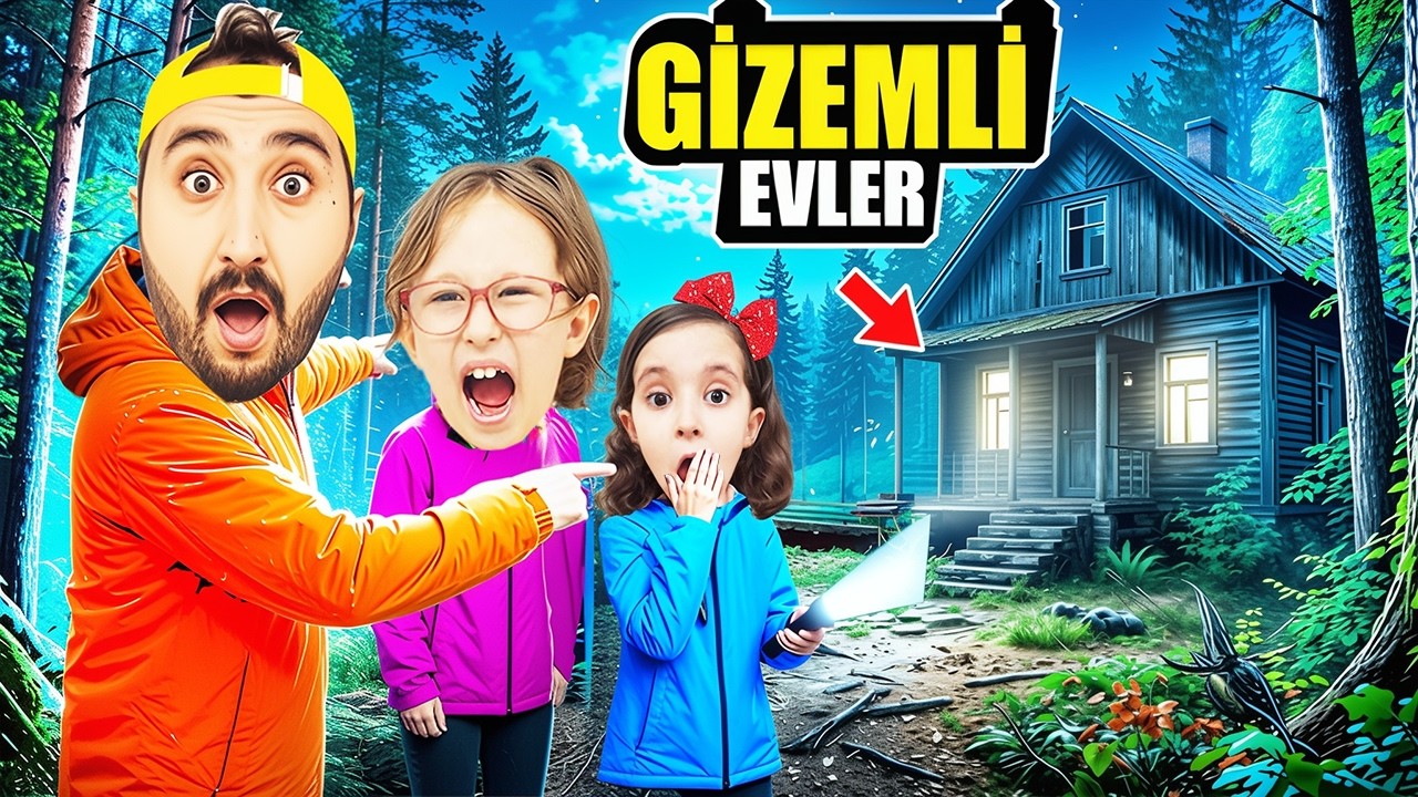 BAHAR BANU ALYA BİZ NEREYE GELDİK ?! HER YERDE CADI EVLERİ SAKIN İÇERİ GİYMEYİN !!