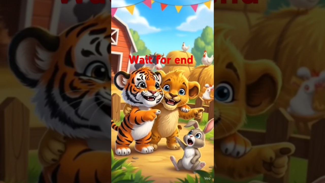 ek din seb ke khet mein tiger ke baccha aaya 