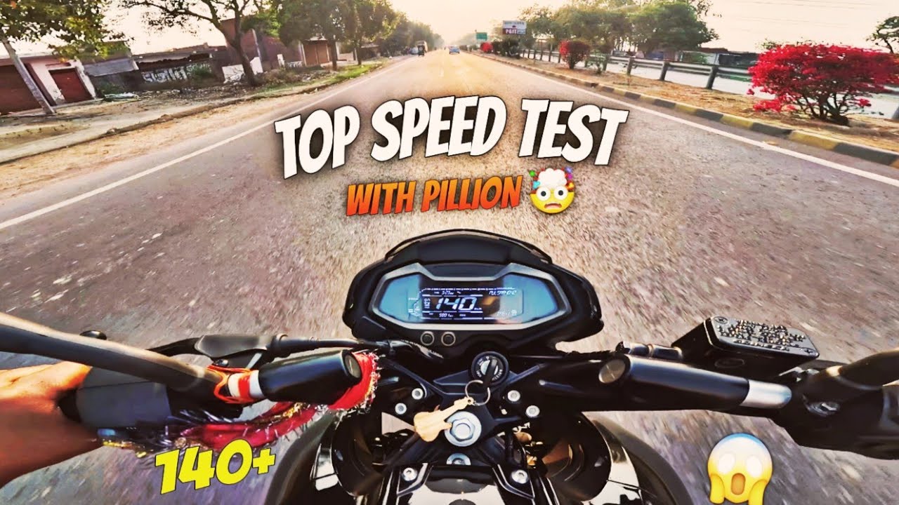 NS200 New Model 2026 Top Speed 🤯|| 140+ Top Speed With Pillion || #ns200 #topspeed #motovlog 