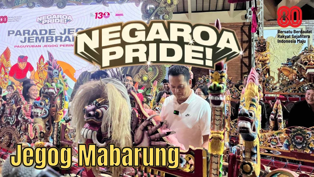 SENI JEGOG SMPN 4 MENDOYO-PARADE JEGOG JEMBRANA, PAGUYUBAN JEGOG PERING AGUNG, HUT KOTA NEGARA 130