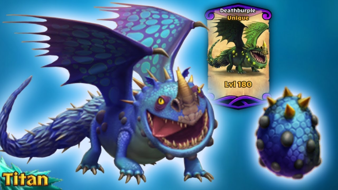 DEATHBURPLE - Max Level 180 — Hybrid Dragon Showcase | Dragons: Rise of Berk