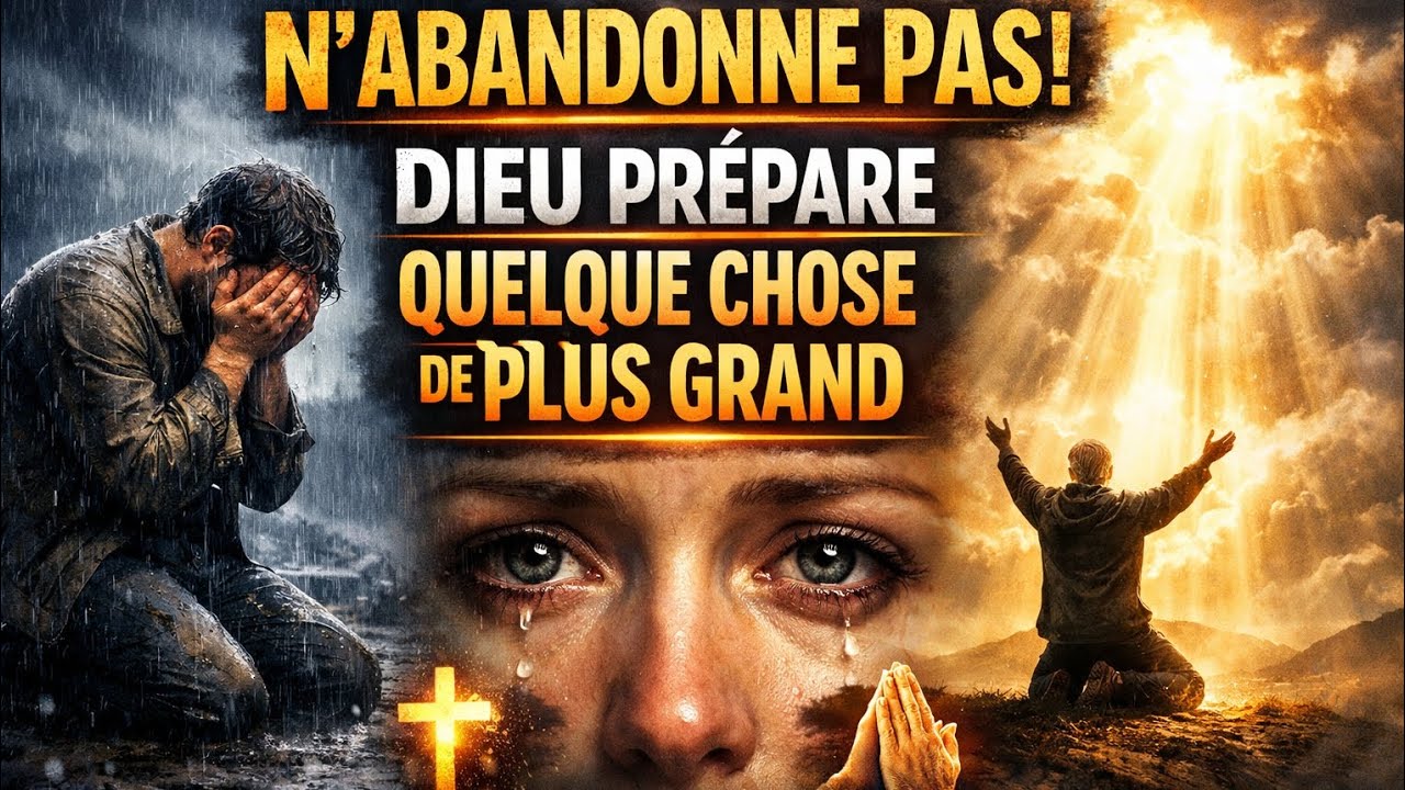 Si tu es fatigué de la vie, regarde ceci… Dieu n’a pas fini avec toi