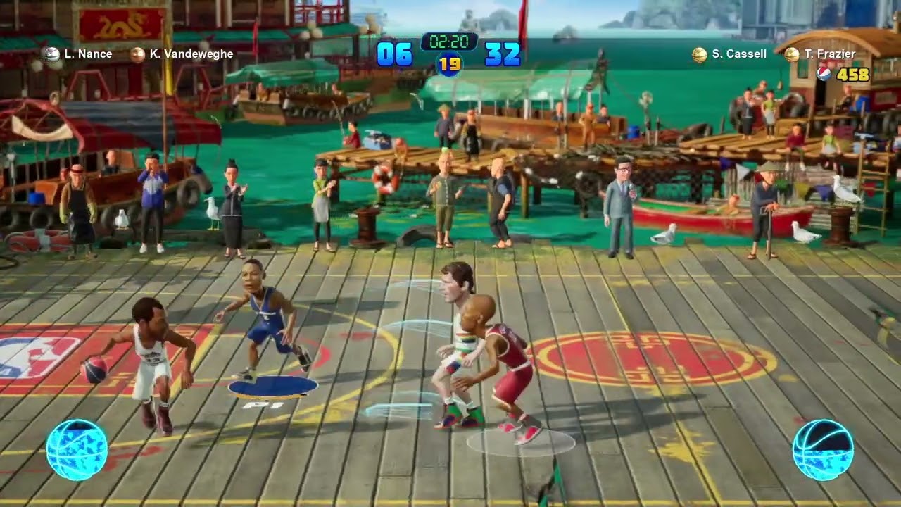 NBA 2K Playgrounds: Тим Фрейзер и Сэм Касселл против Ларри Нэнса и Кики ВандеВедж!