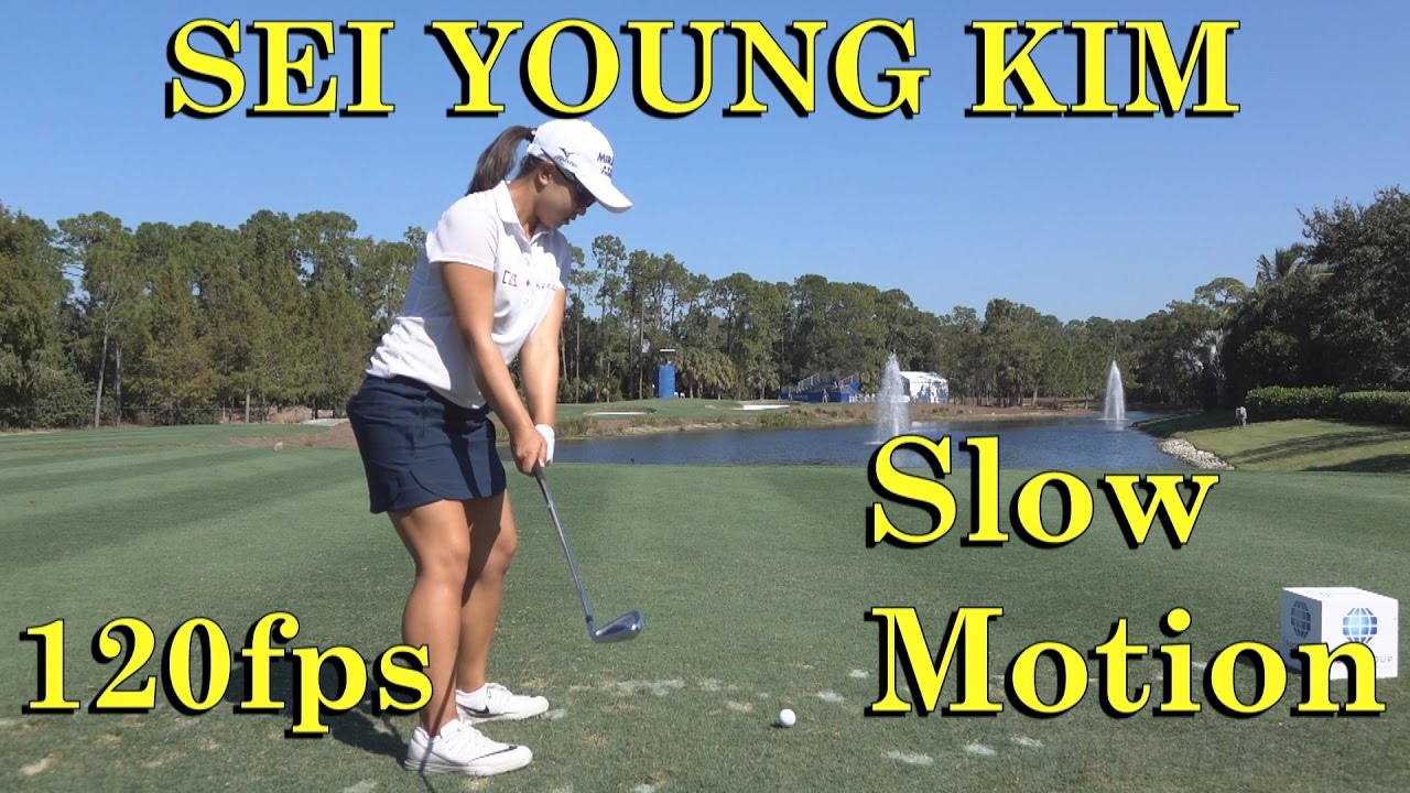 SEI YOUNG KIM 120fps SLOW MOTION DTL IRON GOLF SWING 1080 HD