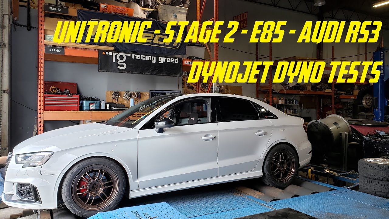 Unitronic - Stock Turbo - E85 - Audi RS3 - Dynojet Dyno Tests