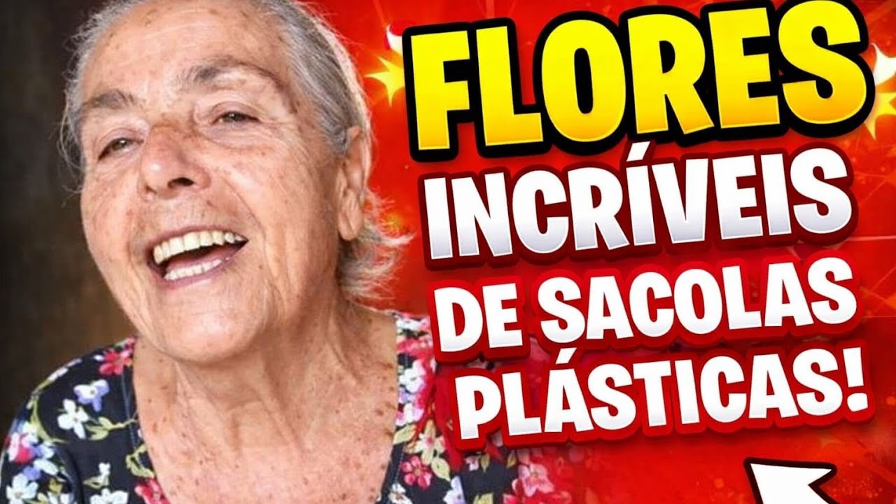 Nunca Mais Jogue Sacolas Fora! Faça Essas Flores 🌸