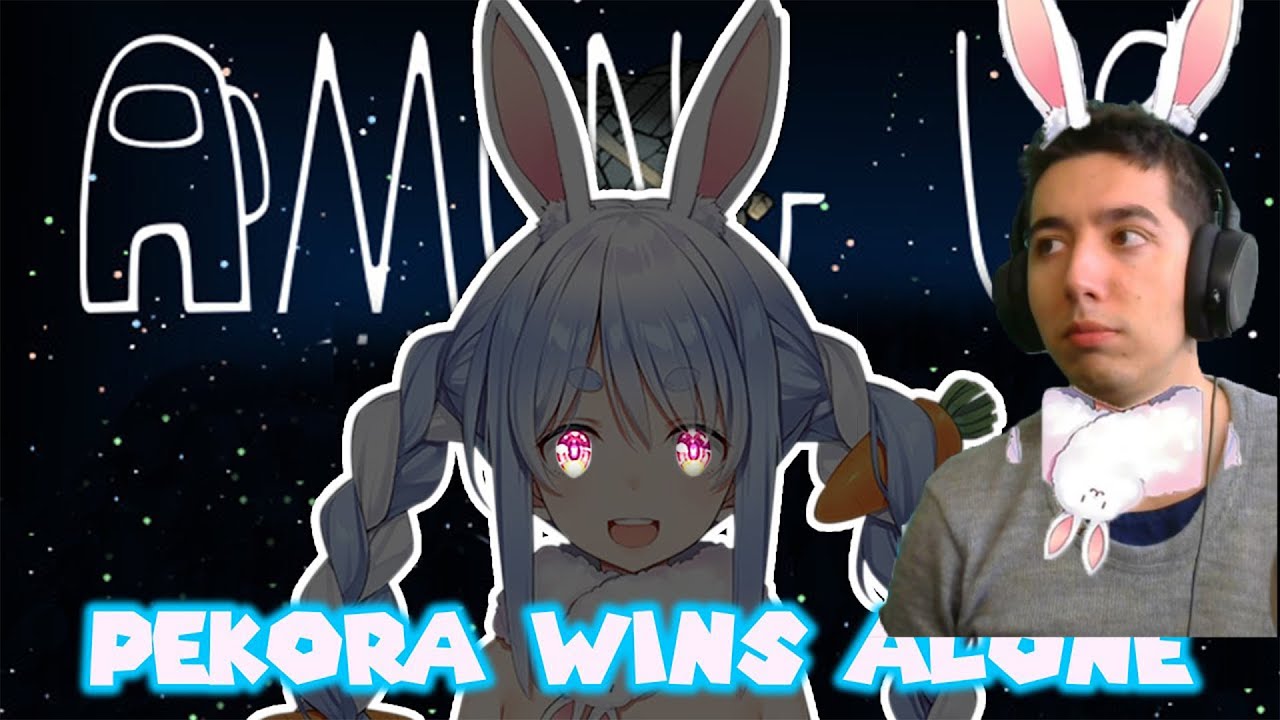 Reacting to Pekora 200 IQ Solo Win Hololive Among Us Collab MultiPOV【HoloLive English Sub】