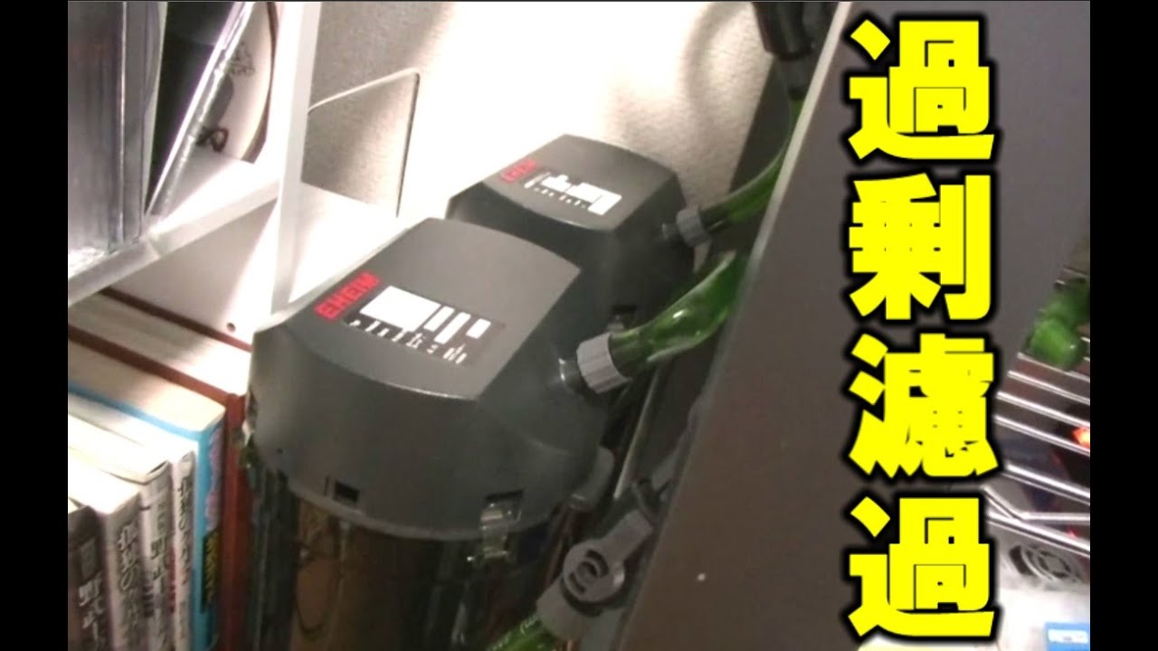 アクアリウム新参者が水槽立ち上げ！part15【エ―ハイム２２１３サブフィルター導入】