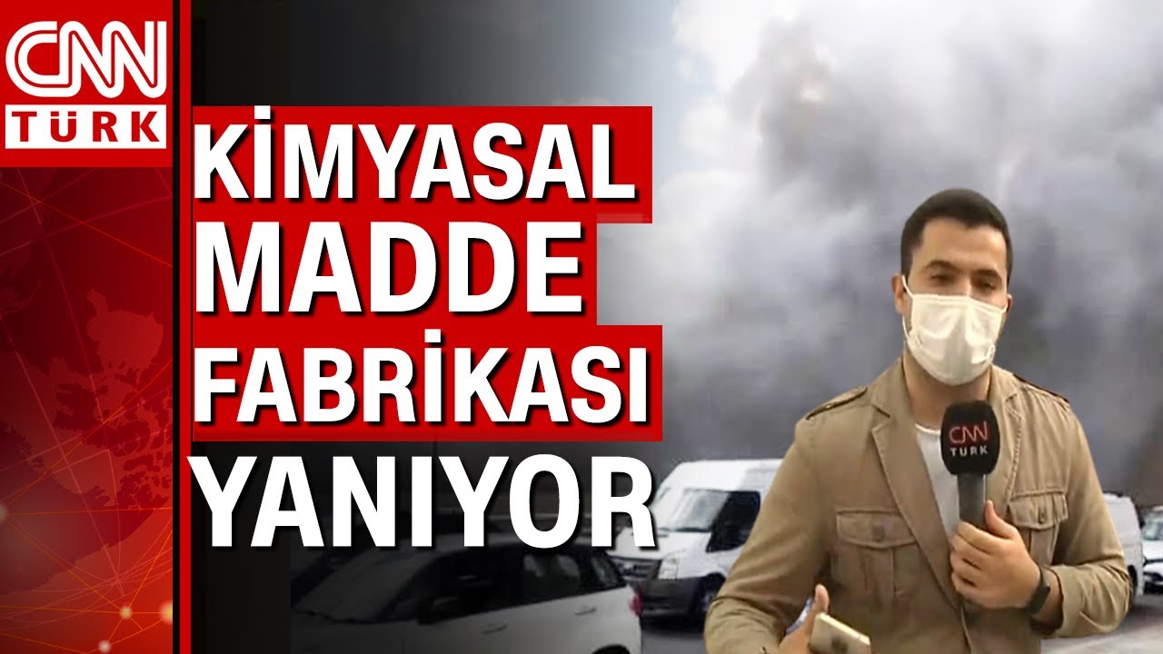 Ankara'da kimyasal madde üretimi yapılan fabrikada korkunç yangın