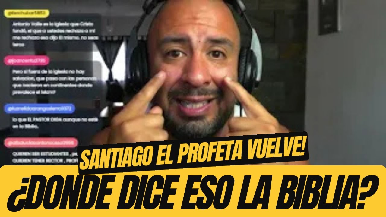 PROFETA SANTIAGO corrige a Protestante que NO ENTIENDE LA BIBLIA!!!