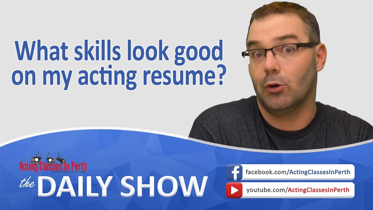 Acting Classes In Perth: Daily Show - LIVE @ 7PM Everyday