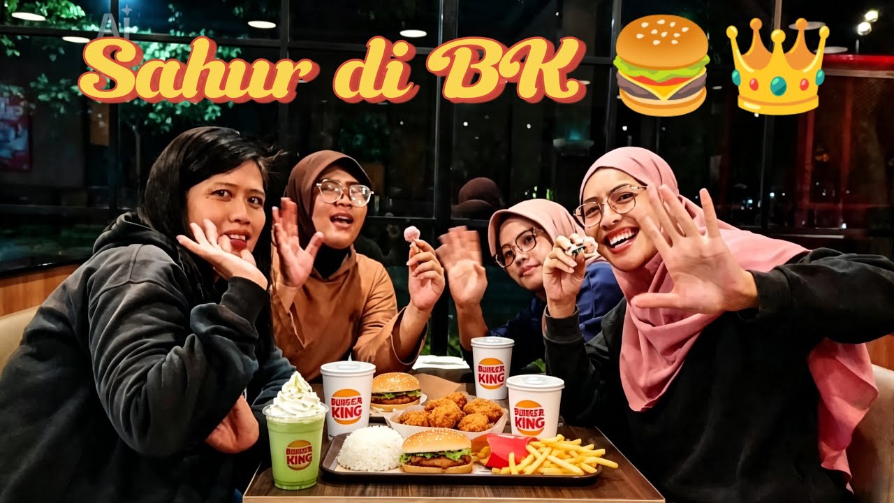 H-4 LEBARAN: SAHUR DI BURGER KING