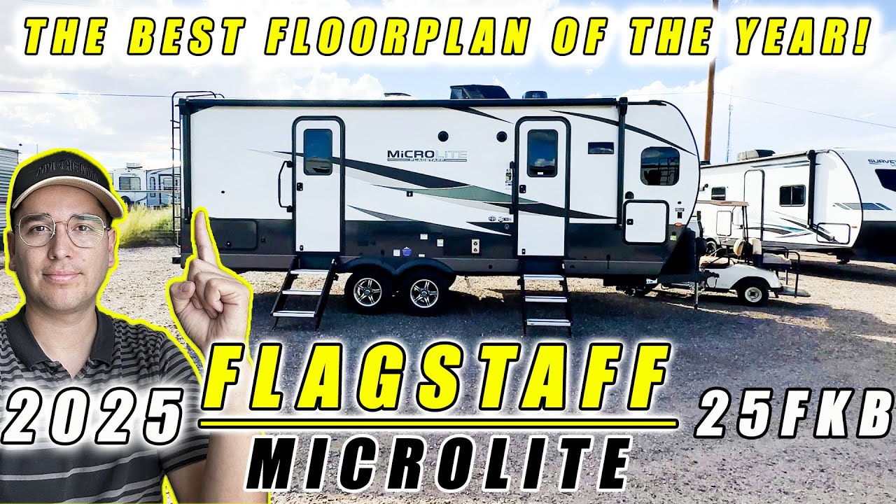 FLAGSTAFF MICROLITE 25FKB 2025: ЭТОТ АВТОПРИЦЕП ДЛЯ ПУТЕШЕСТВИЙ ДЛЯ ПАРЫ ЗАСЛУЖИВАЕТ НАГРАДЫ! ОН ...