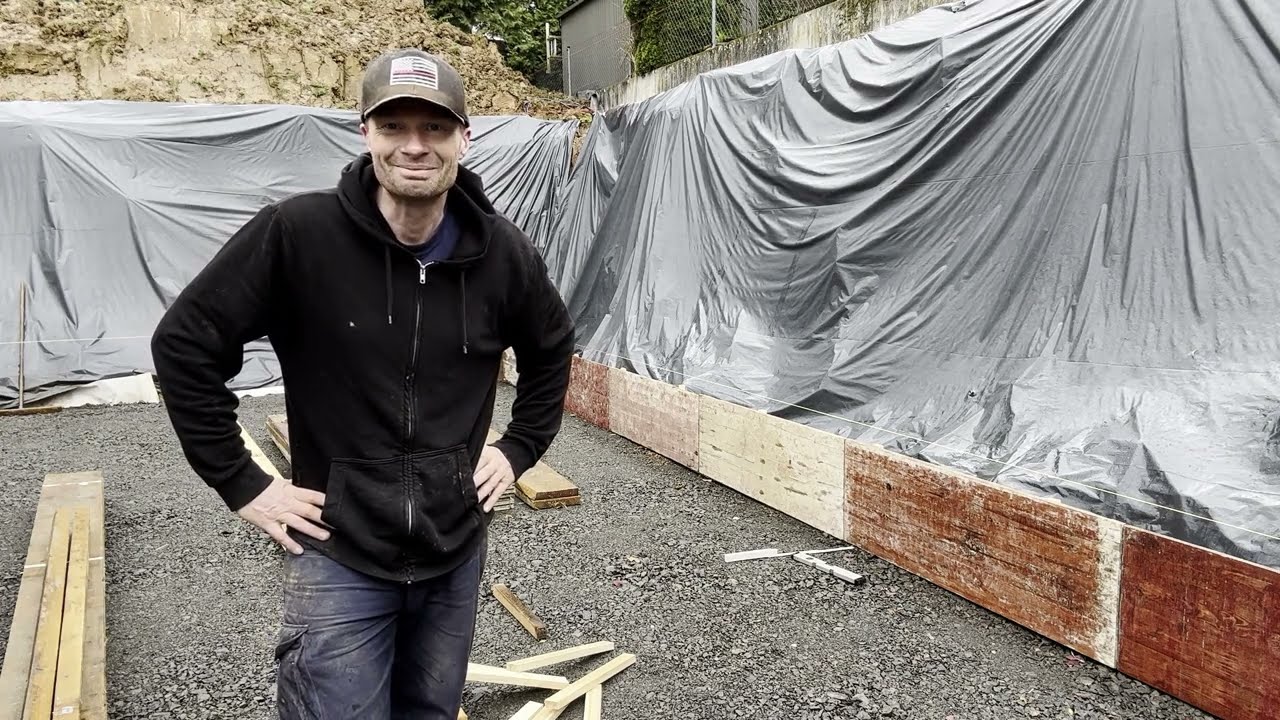 Betonschalung Bodenplatte und Unterbau