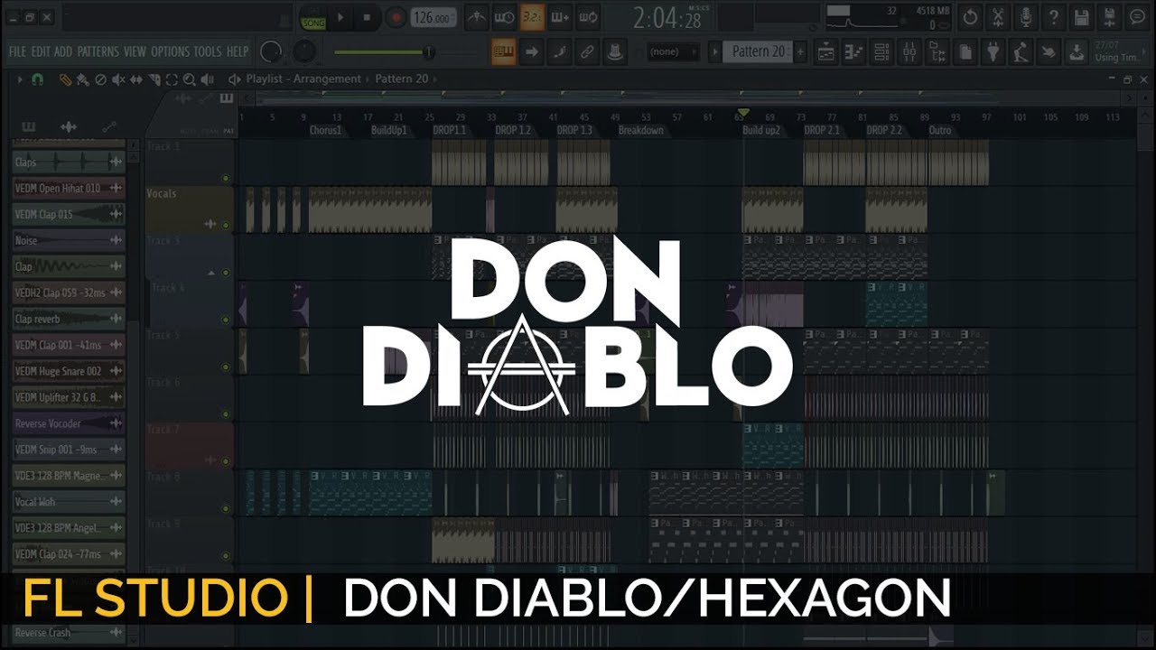 Don Diablo/HEXAGON Style Track[Free FLP]