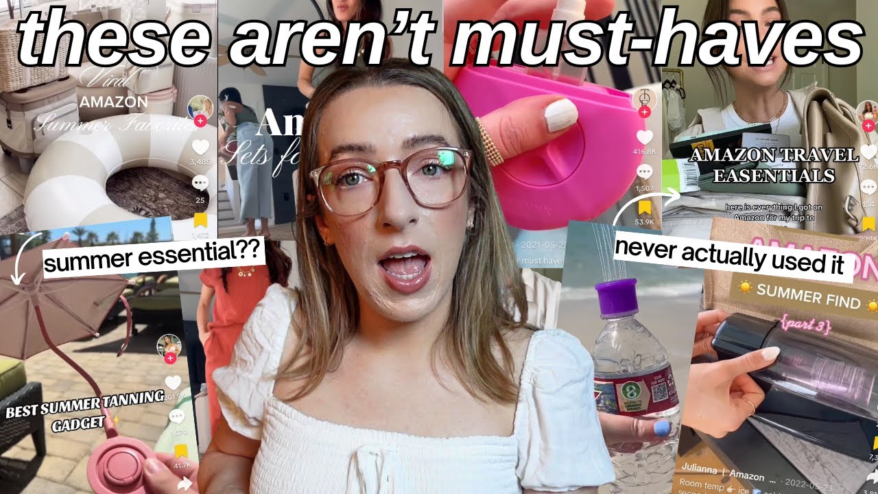 reacting to amazon summer must-have videos