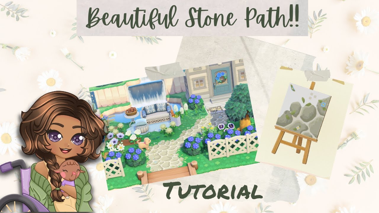 Member Vote Stone Path Tutorial Part 1!!  ACNH Custom Codes! Members EA