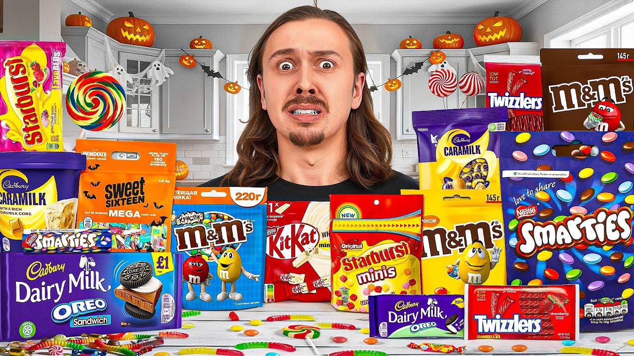 Je teste tous les bonbons d'Halloween pour trouver le meilleur