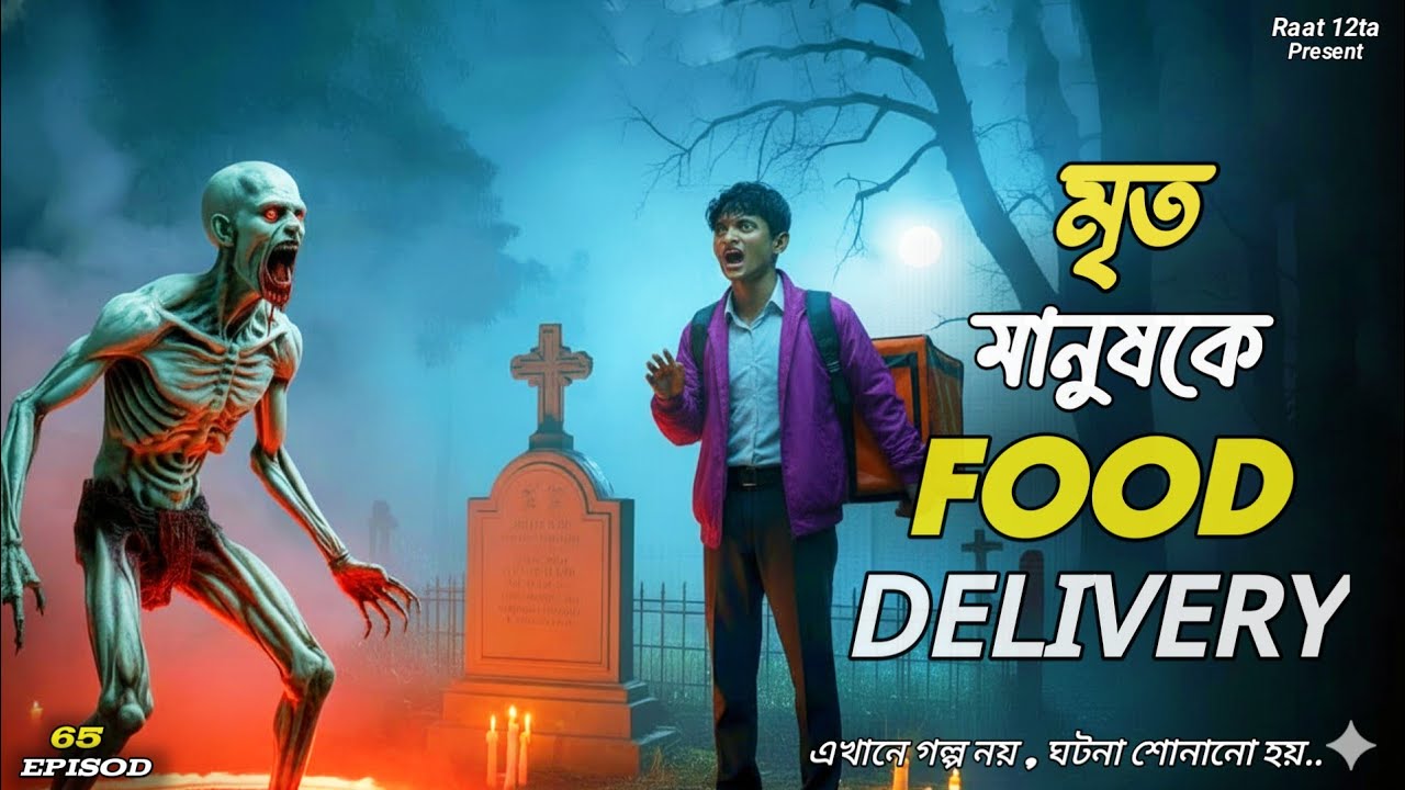 মৃত মানুষেক খাবার ডেলিভারি করা, সত্যি ভৌতিক ঘটনা | Raat 12ta horror...