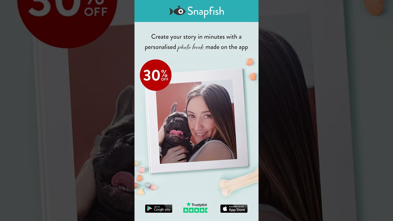 Download the Snapfish app - Get 30% off photo books!