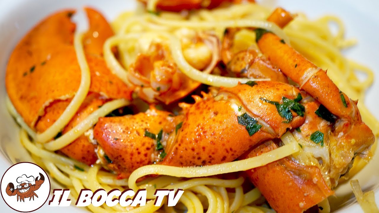 442 - Linguine all'astice..non ci mettere il mastice :) (primo piatto di pesce delicato e leggero)