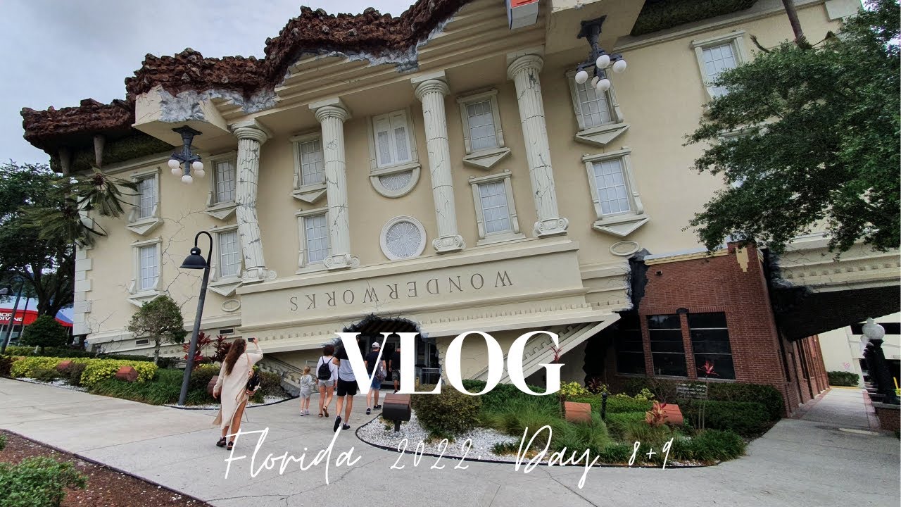 Day 8 & 9 - Breakfast at Golden Coral, Wonder Works, Disney Springs & some more shopping