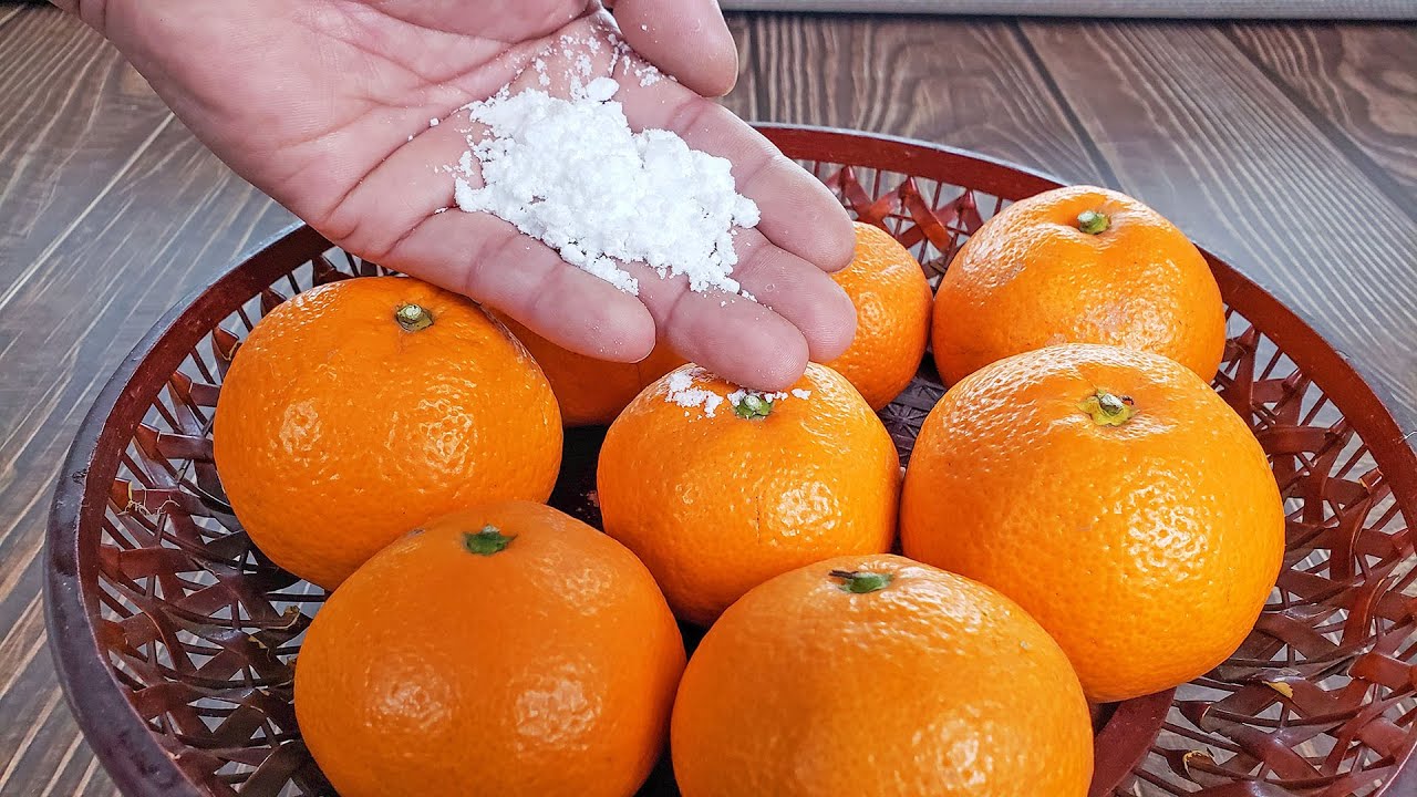 柑橘水果上撒一把，放3个月都不坏不烂，还能保持刚采摘的风味，学学试试