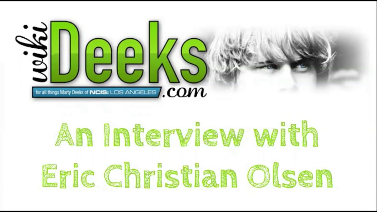 wikiDeeks Interviews Eric Christian Olsen
