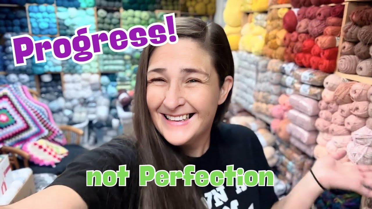 Моя огромная организация ПРЯЖИ... Прогресс, а НЕ совершенство 🧶🤓 | Видеоблог Yarn Geek