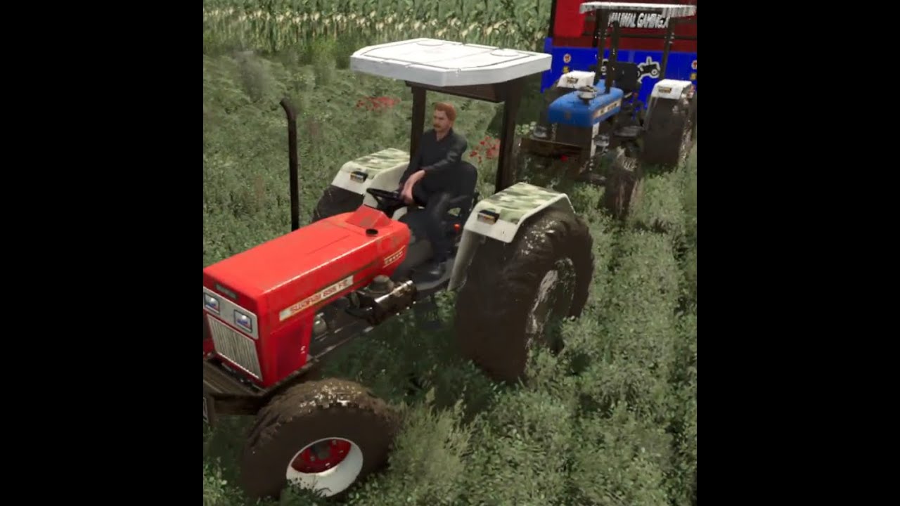 NeW HOLLAND 3630 STUCK IN MUD / SAWRAJ 855 /FPRD 7000/ FARMING SIMULATOR 25