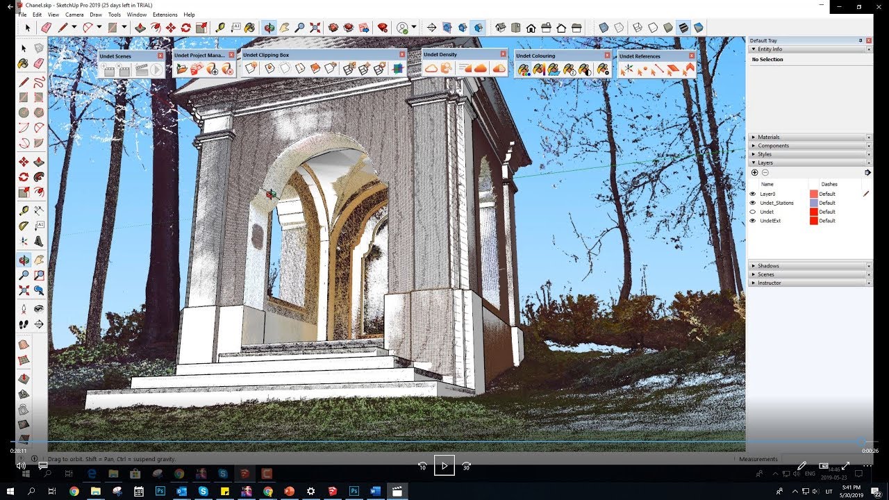 Undet for SketchUp | How to Model from Point Clouds in SketchUp?  Workflow video