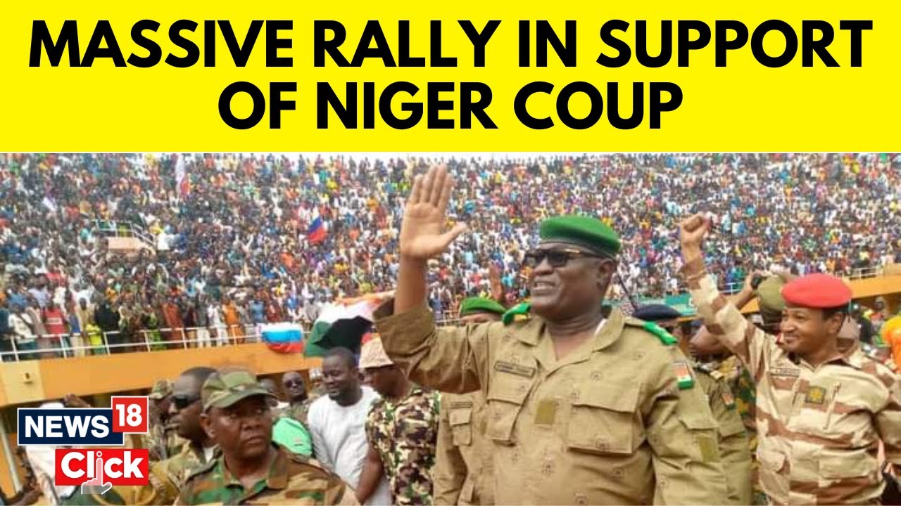 Niger Coup 2023 | Niger Rally In Support Of Coup Leaders | Niger Military | Niamey | News18