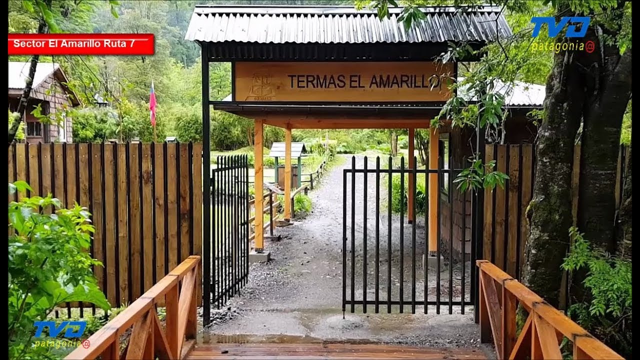 Termas EL AMARILLO - Chaitén ya están operando con nueva infraestructura (TVDpatagonia.cl)