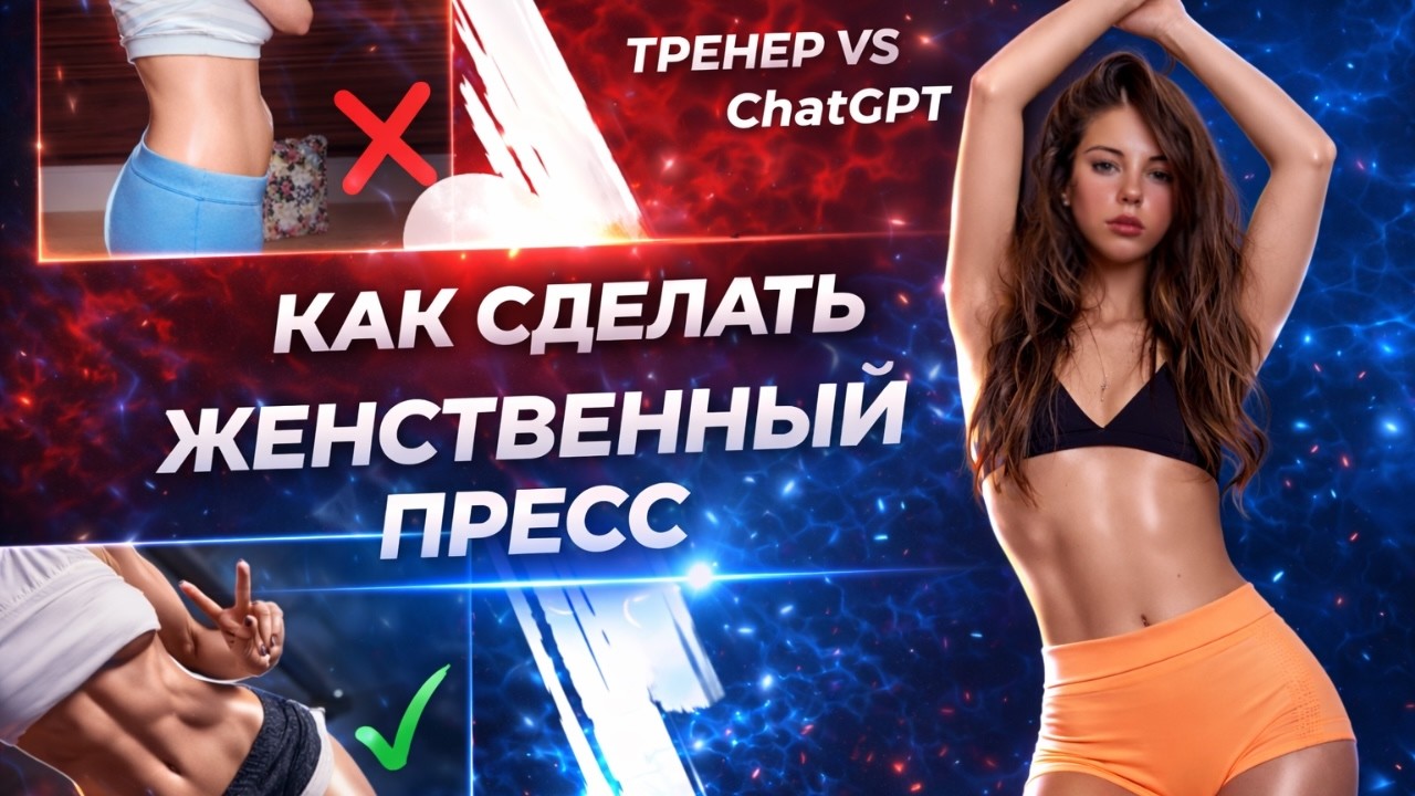 Из торчащего низа живота в женственный пресс с легким рельефом, без кубиков!