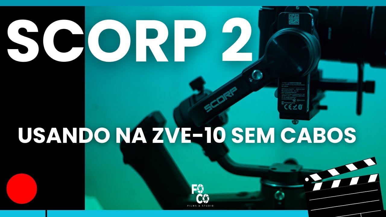 Scorp 2 - Como Utilizar o Gimbal na Sony ZVE-10 - (sem cabos e nem fios) - Conexão Via Bluetooth