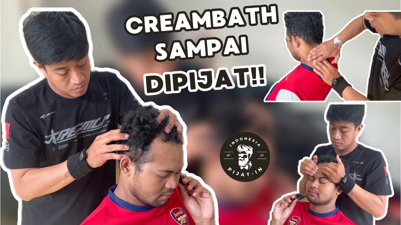 ASMR Massage. Pijat Barber. Pijat Asgar. Pijat Relax. SANGAT RELAX!! 🇮🇩