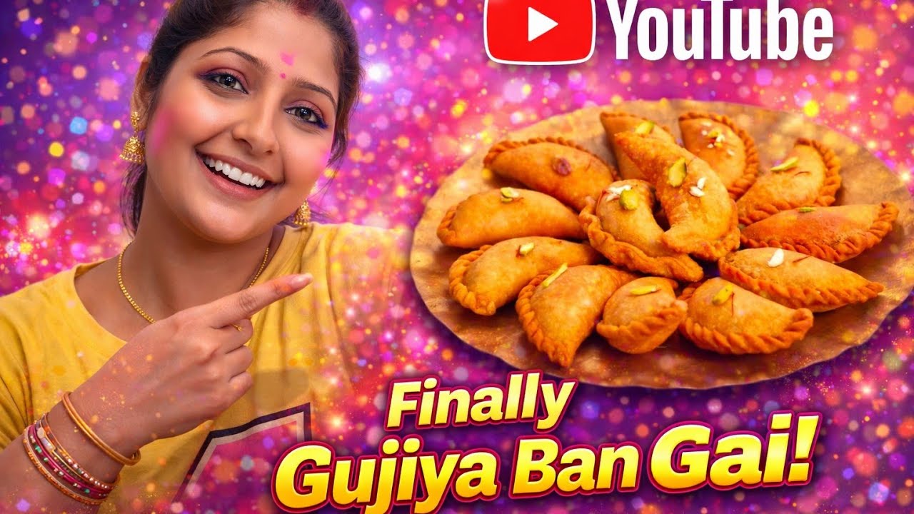 Day 22 of daily vlogs.. 🙏🧿 finally gujiya bhi ban gai..