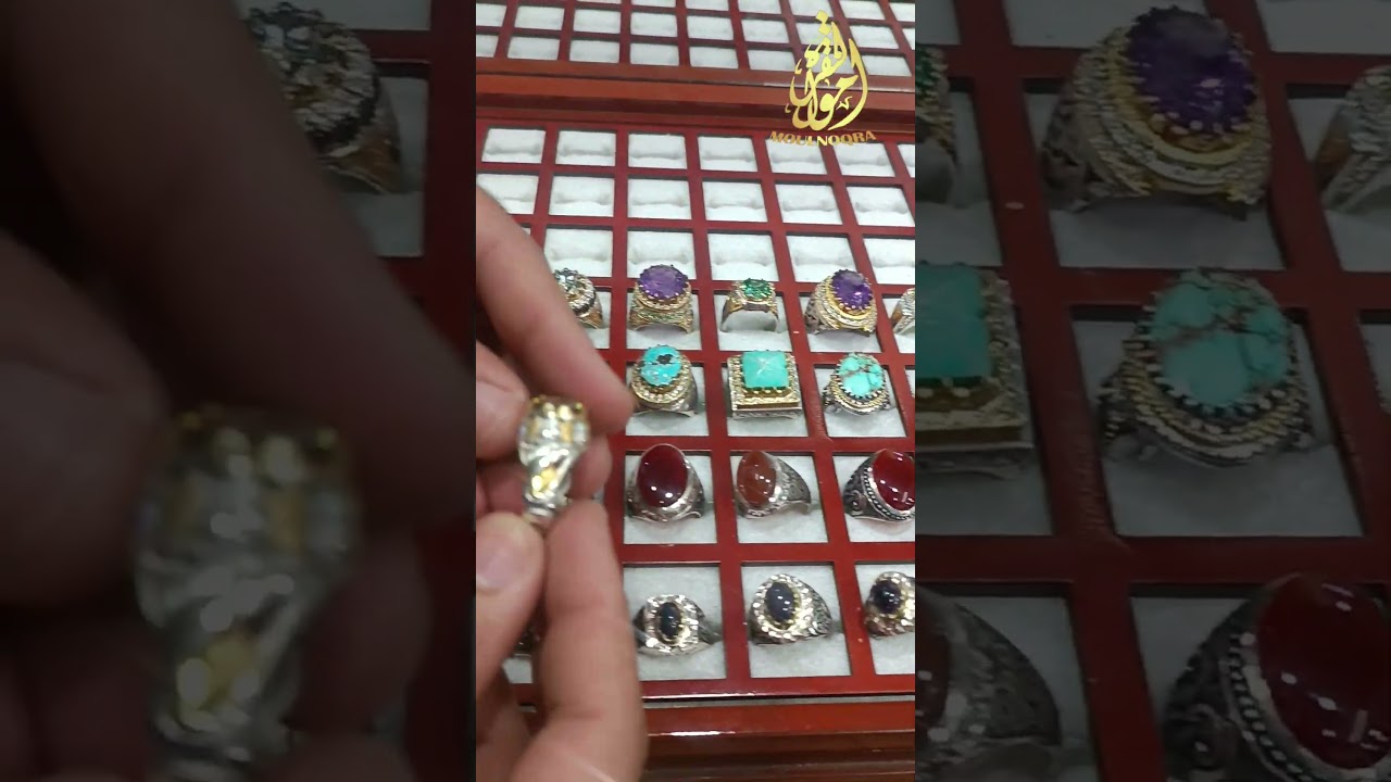 🔥قطعة نار بجد مش هزار🔥💍صياغة ايرانية باحجار كريمة💎#مول_النقرة_شخصيا #مول_النقرة #نقرة #فضة #نقرة_حرة